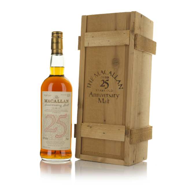 Macallan 25 Anniversary Single Highland Malt Scotch Whisky
